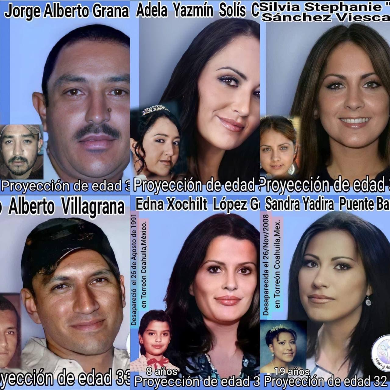 La organización Missing Angels realiza proyecciones de la posible apariencia de personas desaparecidas en La Laguna La organización Missing Angels realiza proyecciones de la posible apariencia de personas desaparecidas en La Laguna