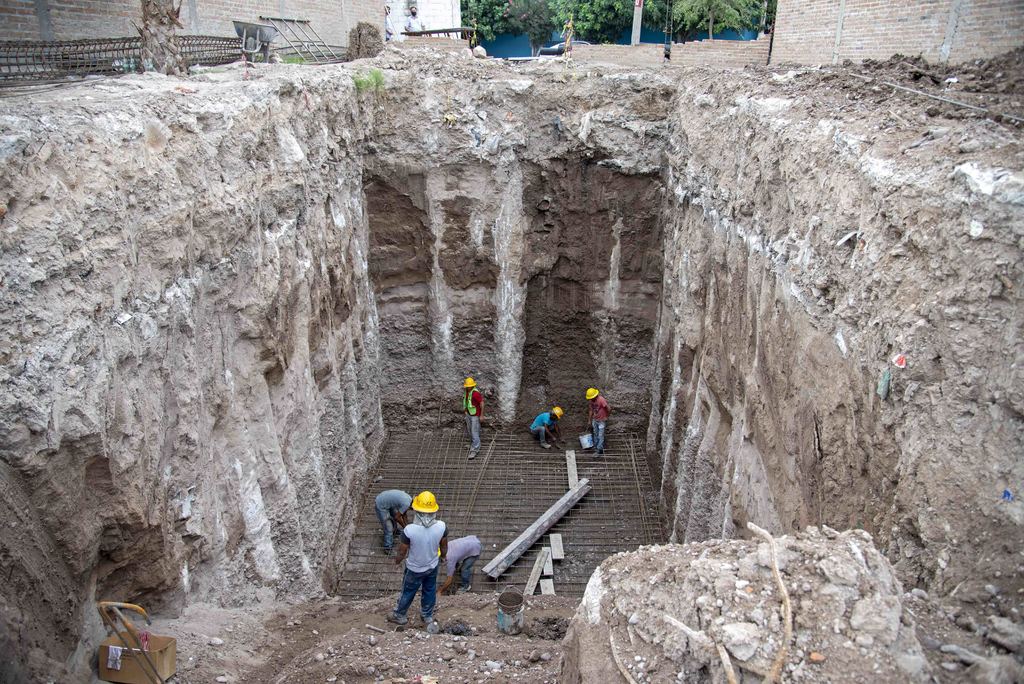 En la construcción del cárcamo en la colonia César G. Meraz se invierten 5.4 mdp con recursos correspondientes al FAFEF 2021. (ARCHIVO)