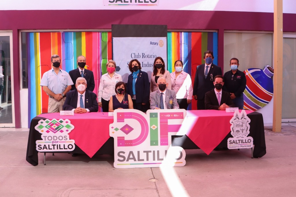 DIF Saltillo y Rotarios firman convenio de colaboración