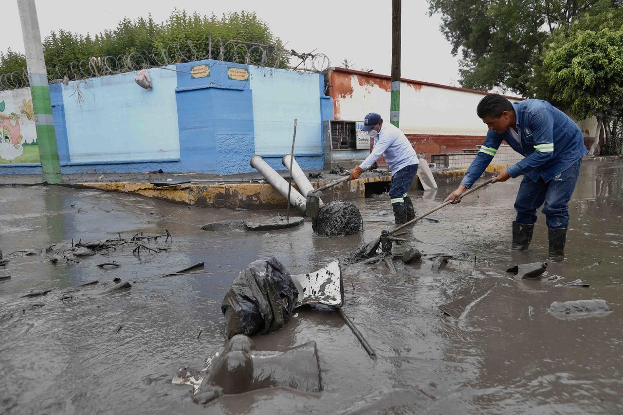 Iberdrola México, en alianza con la Confederación de Cámaras Industriales (Concamin), entregó este miércoles 2,000 despensas para apoyar a los damnificados por las recientes inundaciones de Tula, en el central estado de Hidalgo, las cuales dejaron al menos 14 muertos y cientos de damnificados. (ARCHIVO) 
