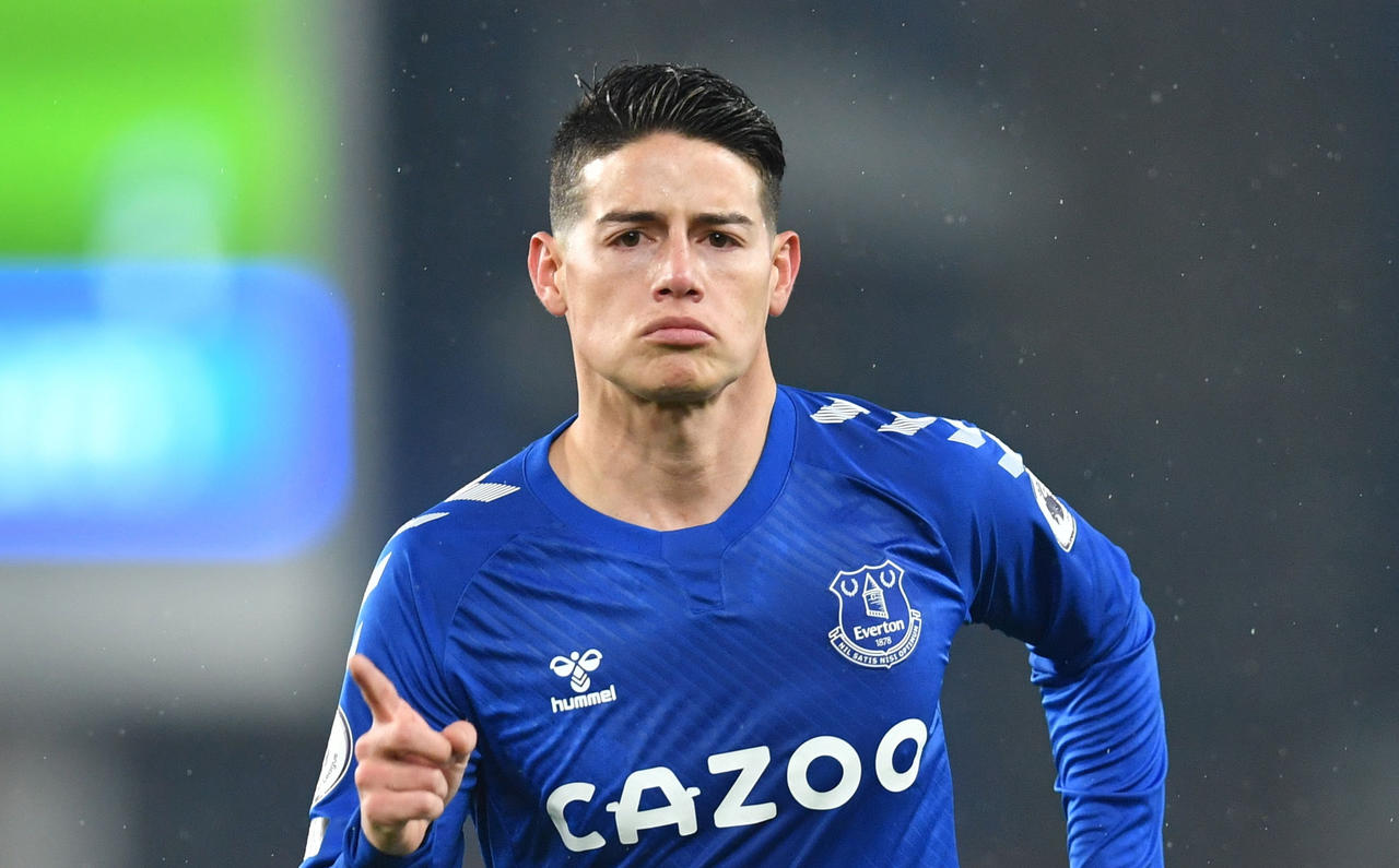  El colombiano James Rodríguez ha fichado por el Al Rayyan, confirmaron esta tarde el Everton inglés y el club catarí. (ARCHIVO)
