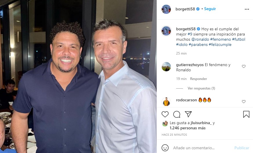 ¿Ronaldo celebró su cumpleaños junto a Jared Borgetti?
