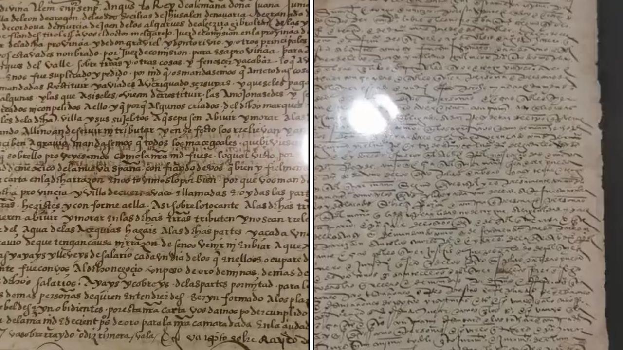 Autoridades de la Oficina del Fiscal General de Nueva York y Homeland Investigations, recuperaron documentos históricos del siglo XVI entre los que se encuentra una carta de Hernán Cortés.