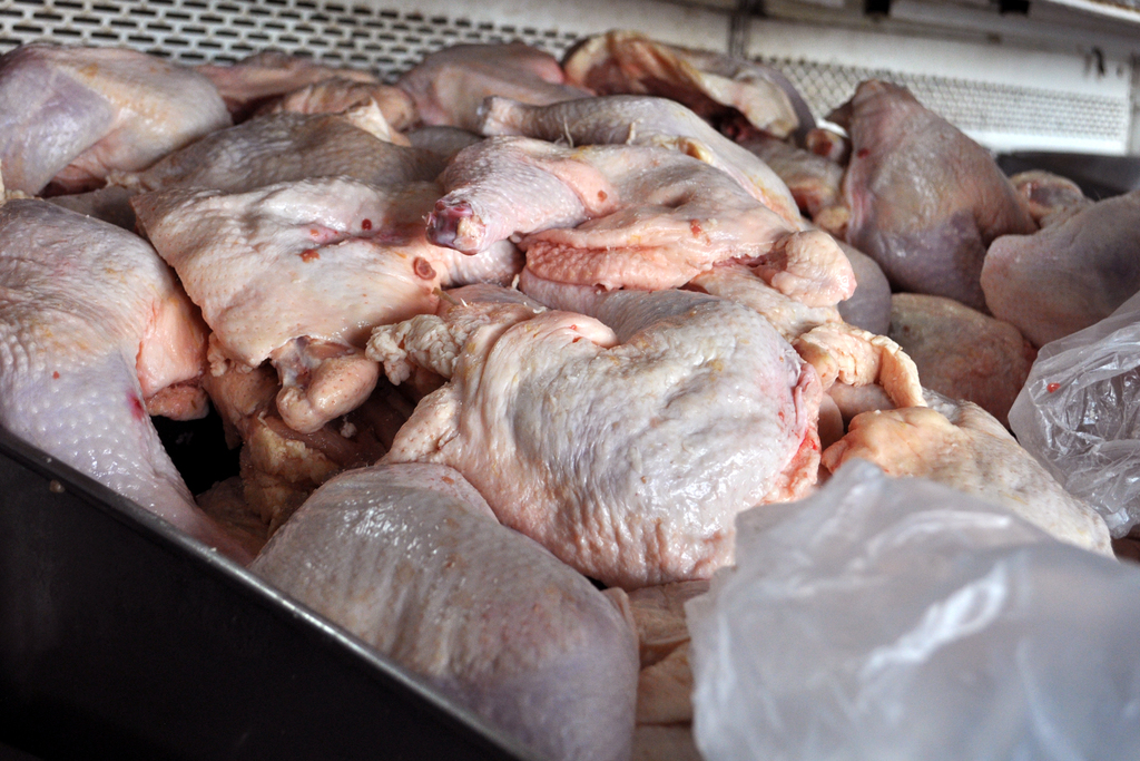 En ocho meses, la Sader reportó una producción de 178 mil 655 toneladas de pollo.