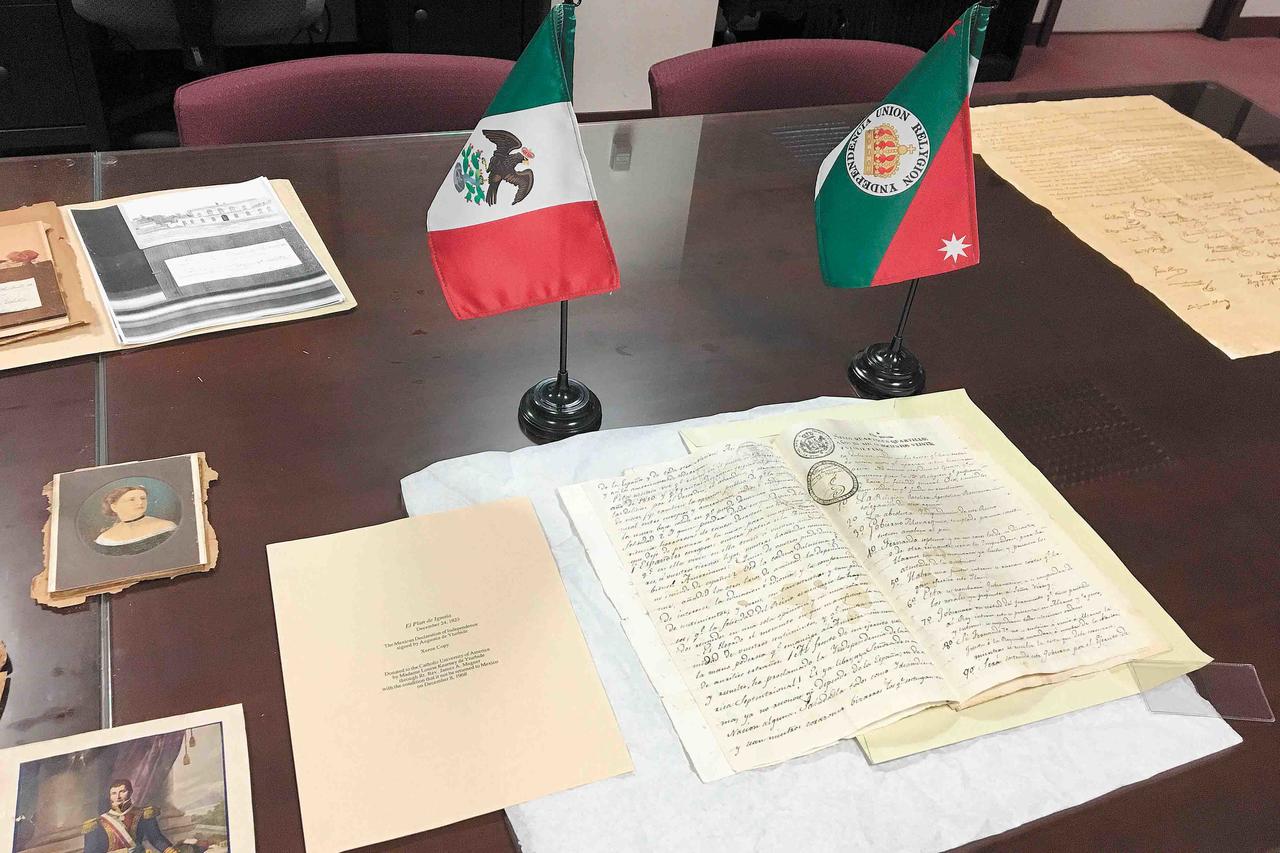 Familia de Agustín de Iturbide donó un documento que posiblemente sea el original del Plan de Iguala. El archivo está en Estados Unidos, en resguardo de la Universidad Católica de América.