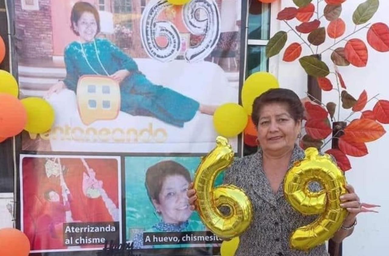 La mujer celebró sus 69 años de edad, con temática de Ventaneando y Pati Chapoy (CAPTURA) 