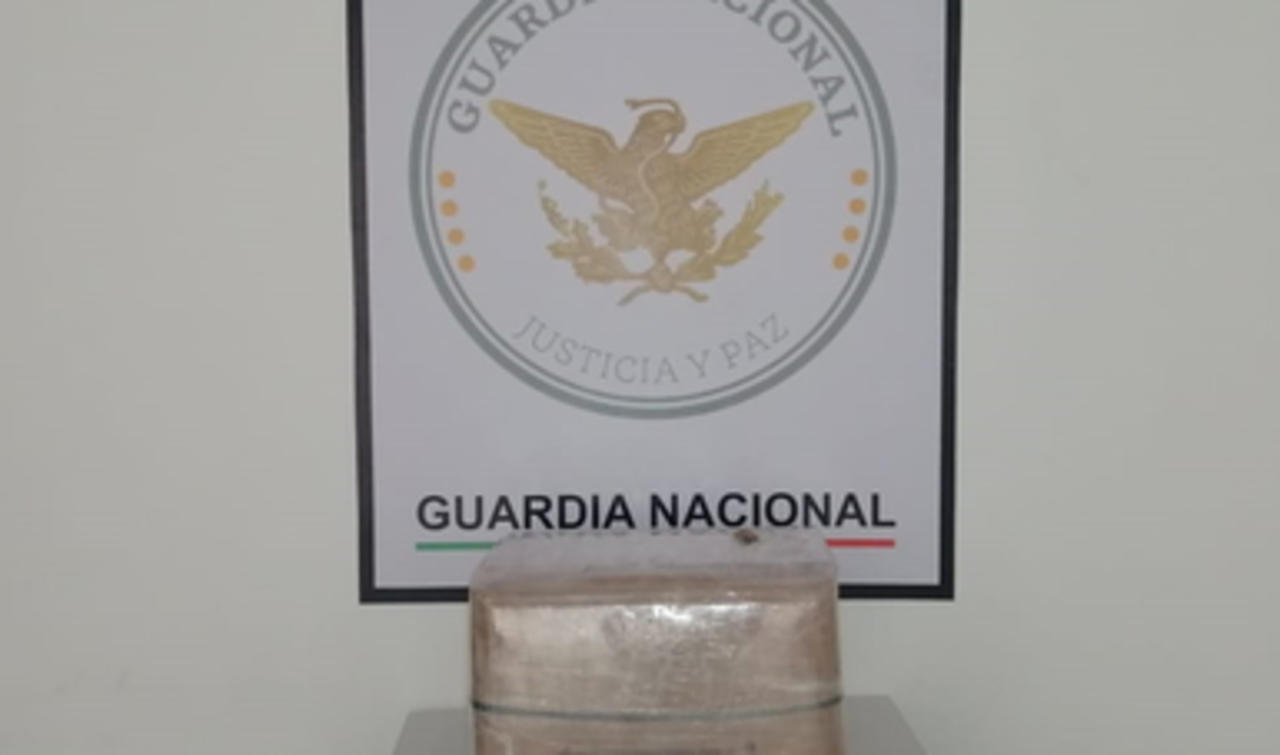 El presumible estupefaciente marihuana fue decomisado y puesto a disposición de la Fiscalía General de la República en Torreón.