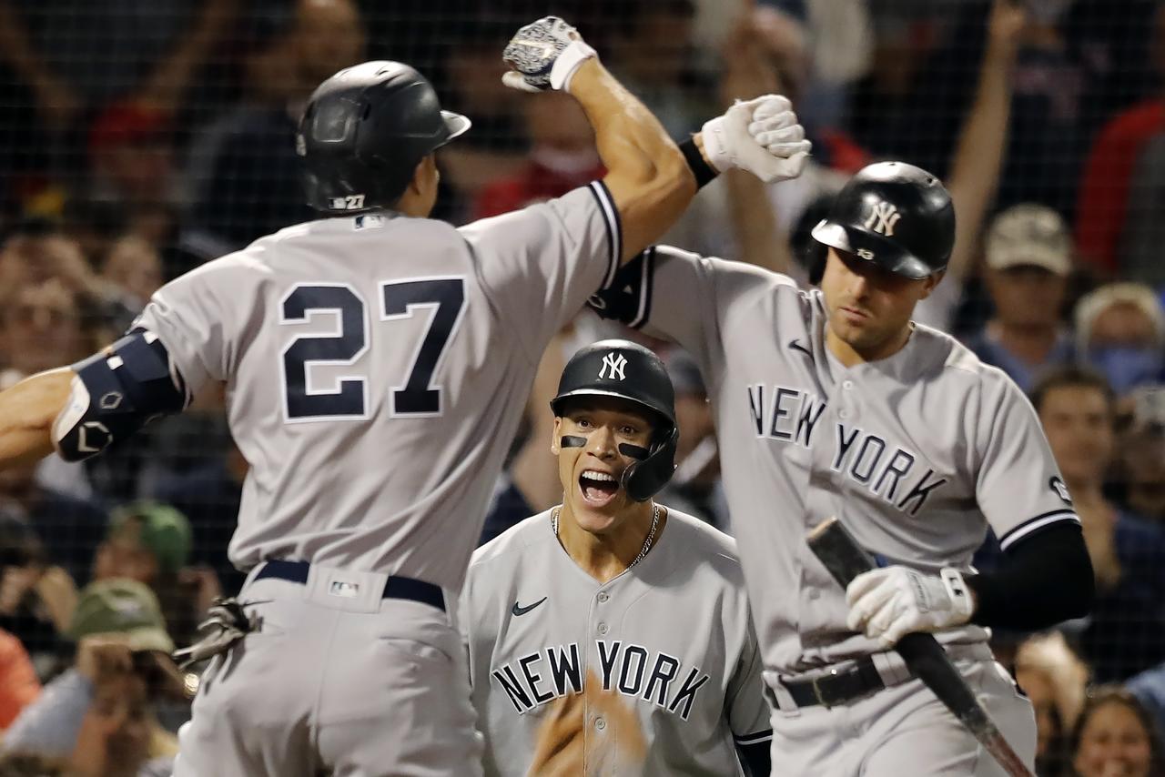  Aaron Judge y Giancarlo Stanton han encaminado a los Yanquis hacia a la postemporada en las últimas semanas. Y en el proceso, la dupla ha alcanzado aguas históricas. (ARCHIVO)