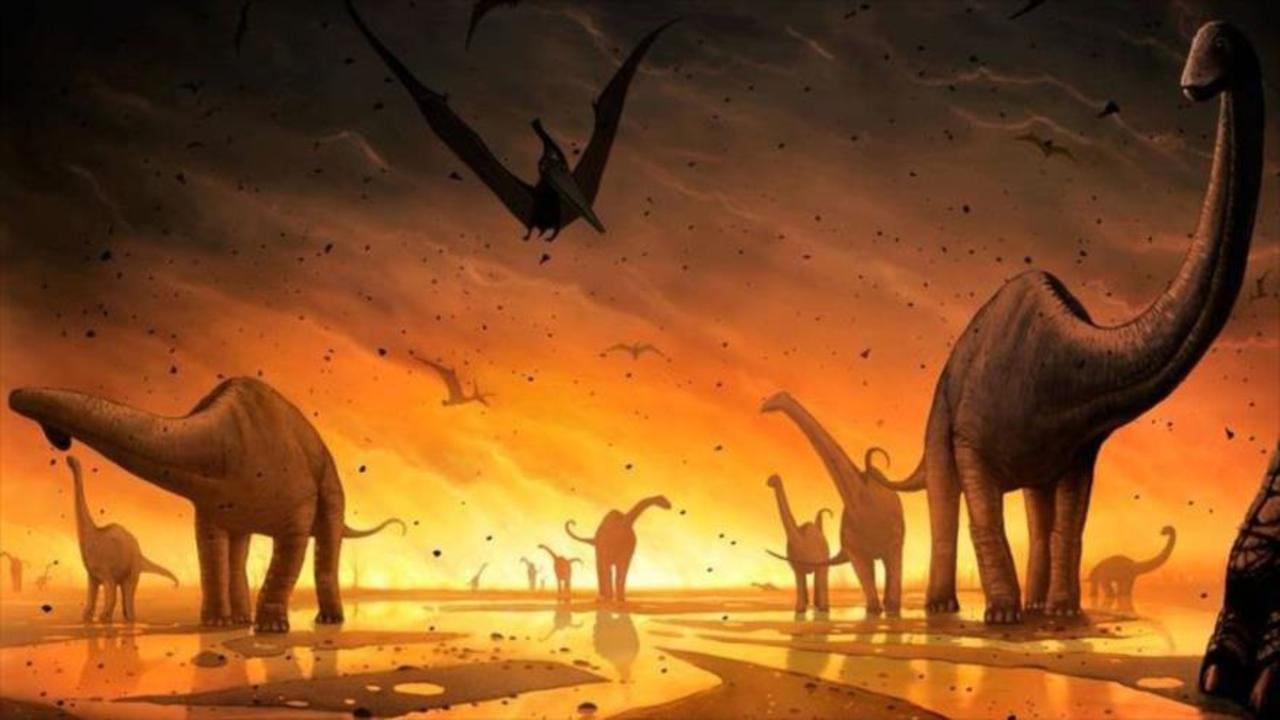 La aparición de los dinosaurios coincidió con los cambios medioambientales que provocaron grandes erupciones volcánicas en el Triásico tardío, hace más de 230 millones de años, asegura un estudio que publica PNAS. (ESPECIAL)
 