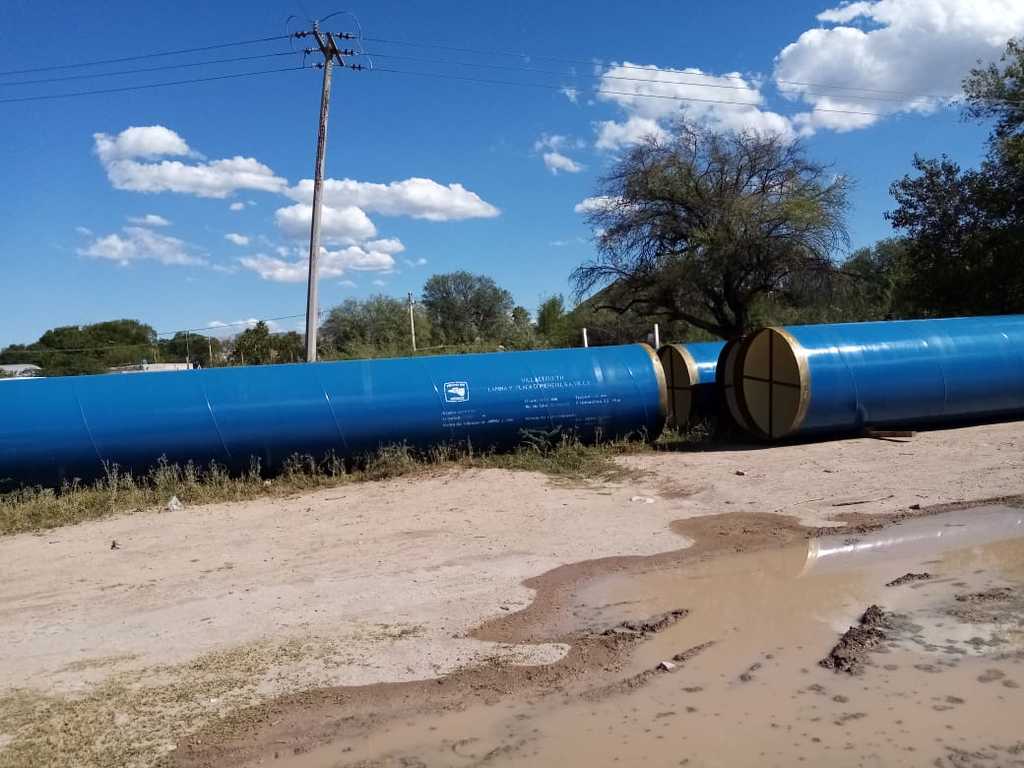 La Comisión Nacional del Agua proyecta iniciar la próxima semana, luego de los retrasos, con las obras correspondientes a la instalación de dos líneas de presión (11 km) para la potabilizadora.
