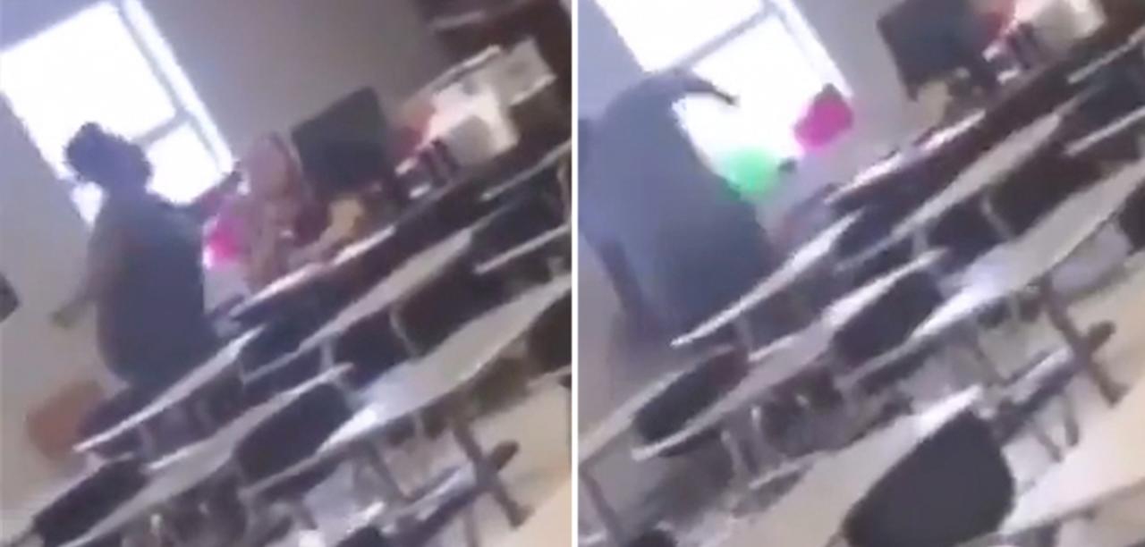 La maestra fue hospitalizada (CAPTURA)