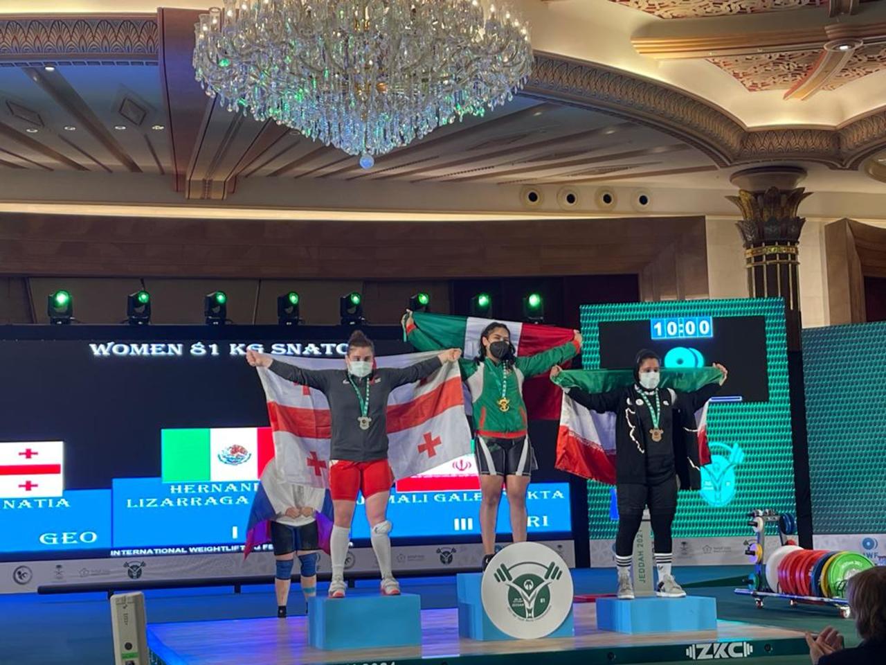 México cerró su participación en el Campeonato Mundial de Levantamiento de Pesas, de categoría Sub-17, donde logró una destacada actuación al cosechar 12 medallas. (ESPECIAL)