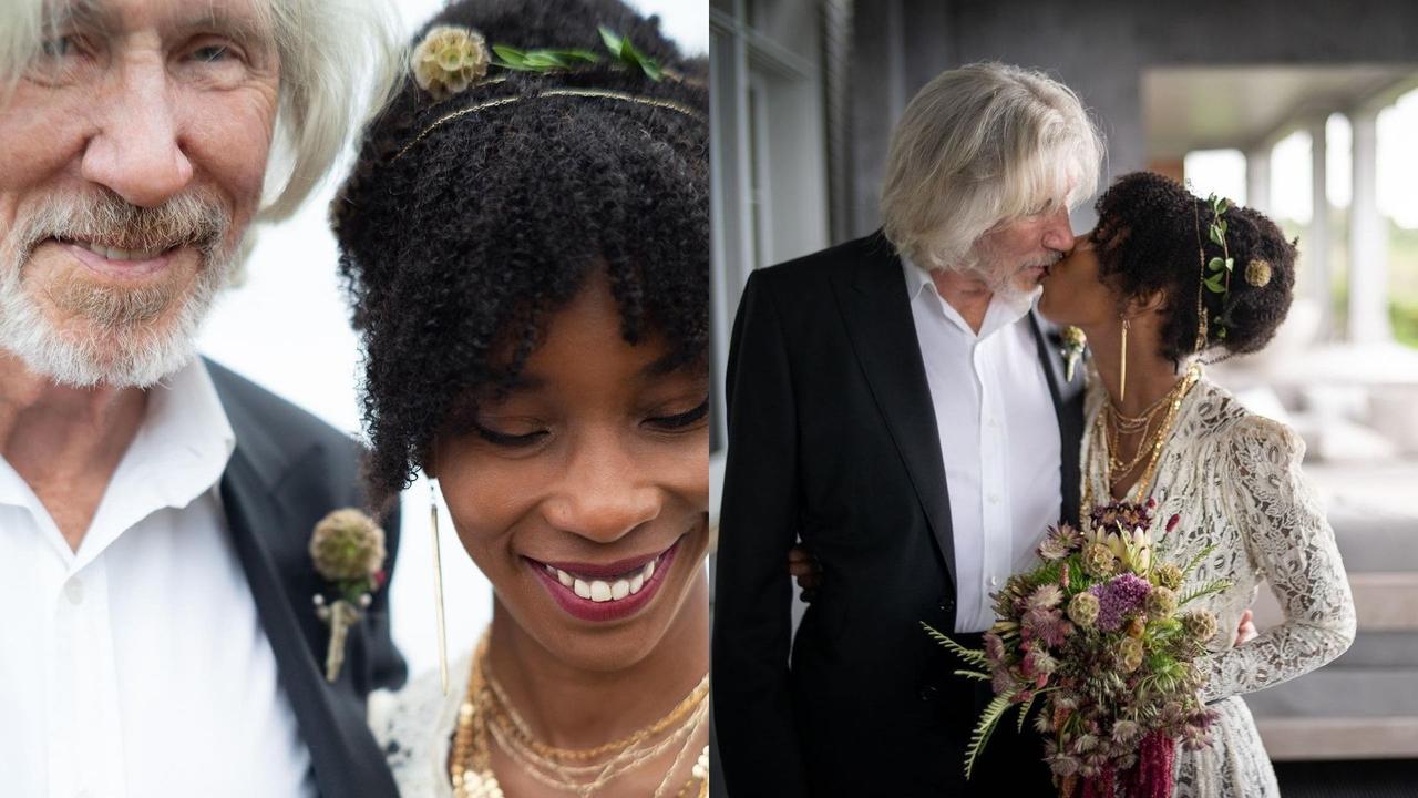 Por quinta ocasión, el cofundador de la legendaria banda Pink Floyd, Roger Waters se casó, en una ceremonia íntima, pero emotiva.  (ESPECIAL) 