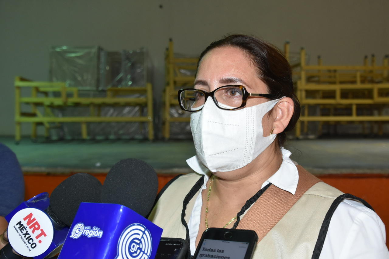  Claudia Garza del Toro, titular regional del Programa Nacional de Vacunación contra el COVID-19.