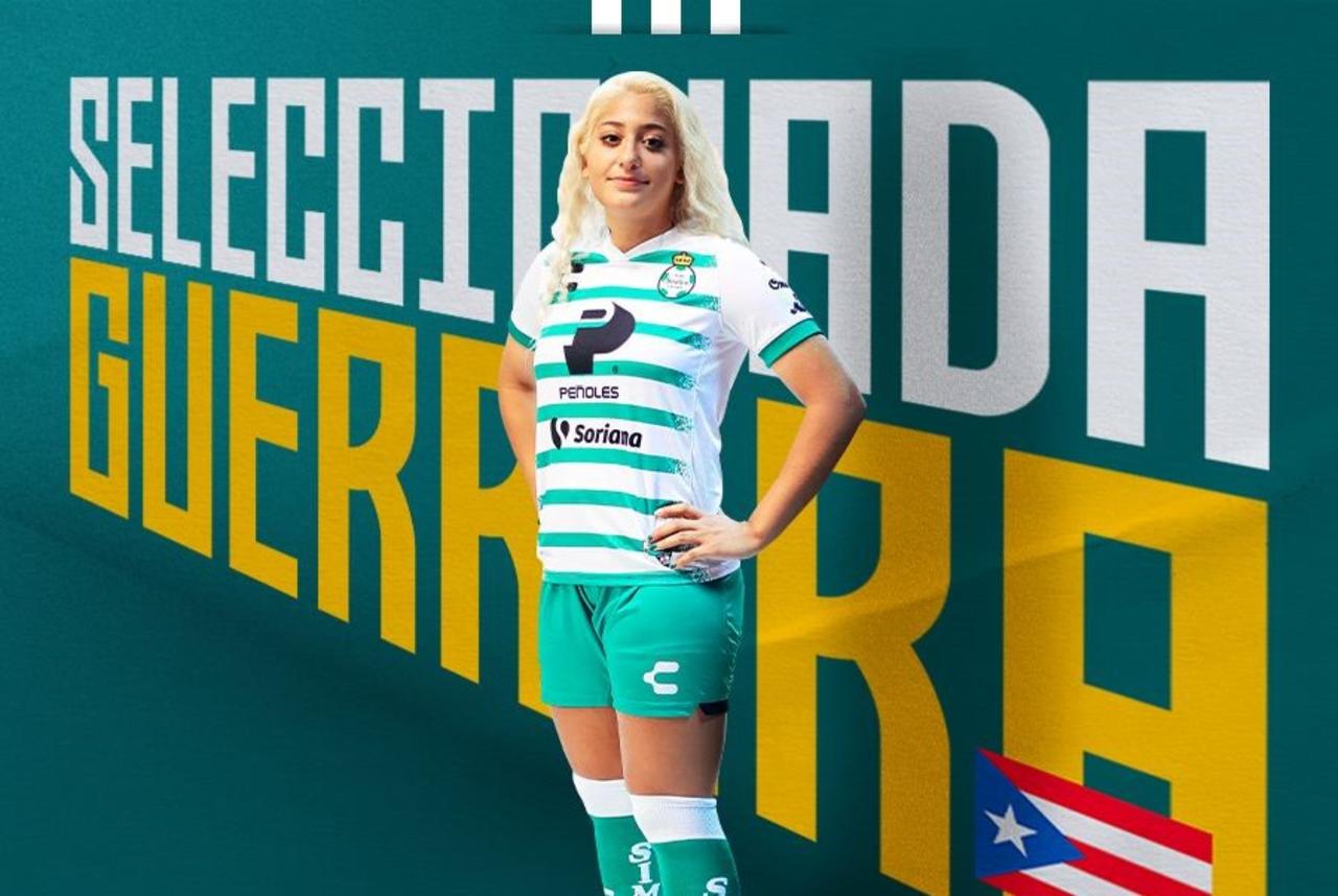La volante albiverde de 19 años Julianna Pacheco, fue convocada a la Selección Nacional de Puerto Rico, para enfrentar dos partidos de preparación, en el marco de la Fecha FIFA Femenil de Octubre. (ESPECIAL)