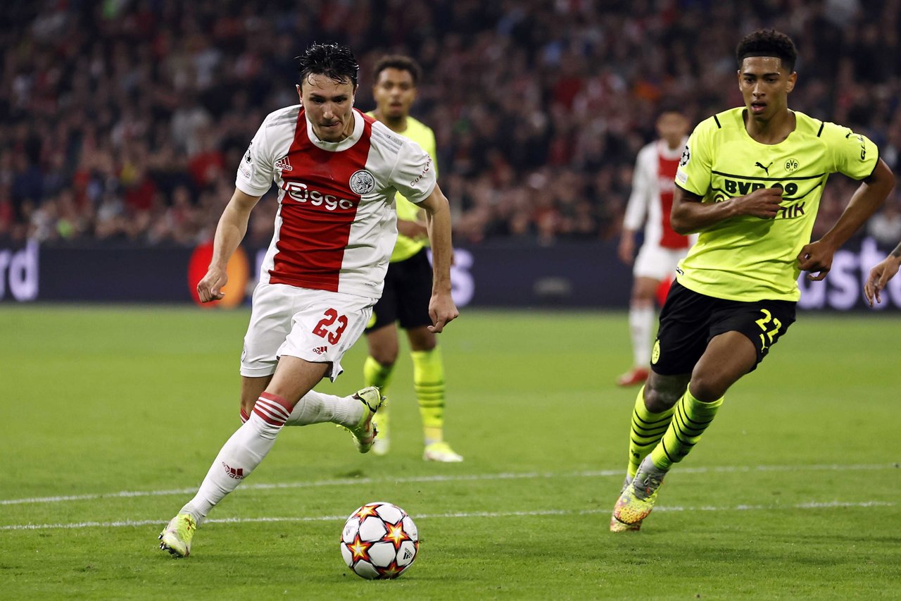 Con goleada, el Ajax de Edson Álvarez 'desactiva' a Erling Haaland y el Borussia Dortmund