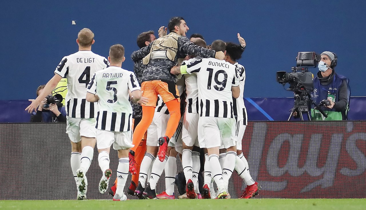 Juventus gana por la mínima al Zenit en la Champions League