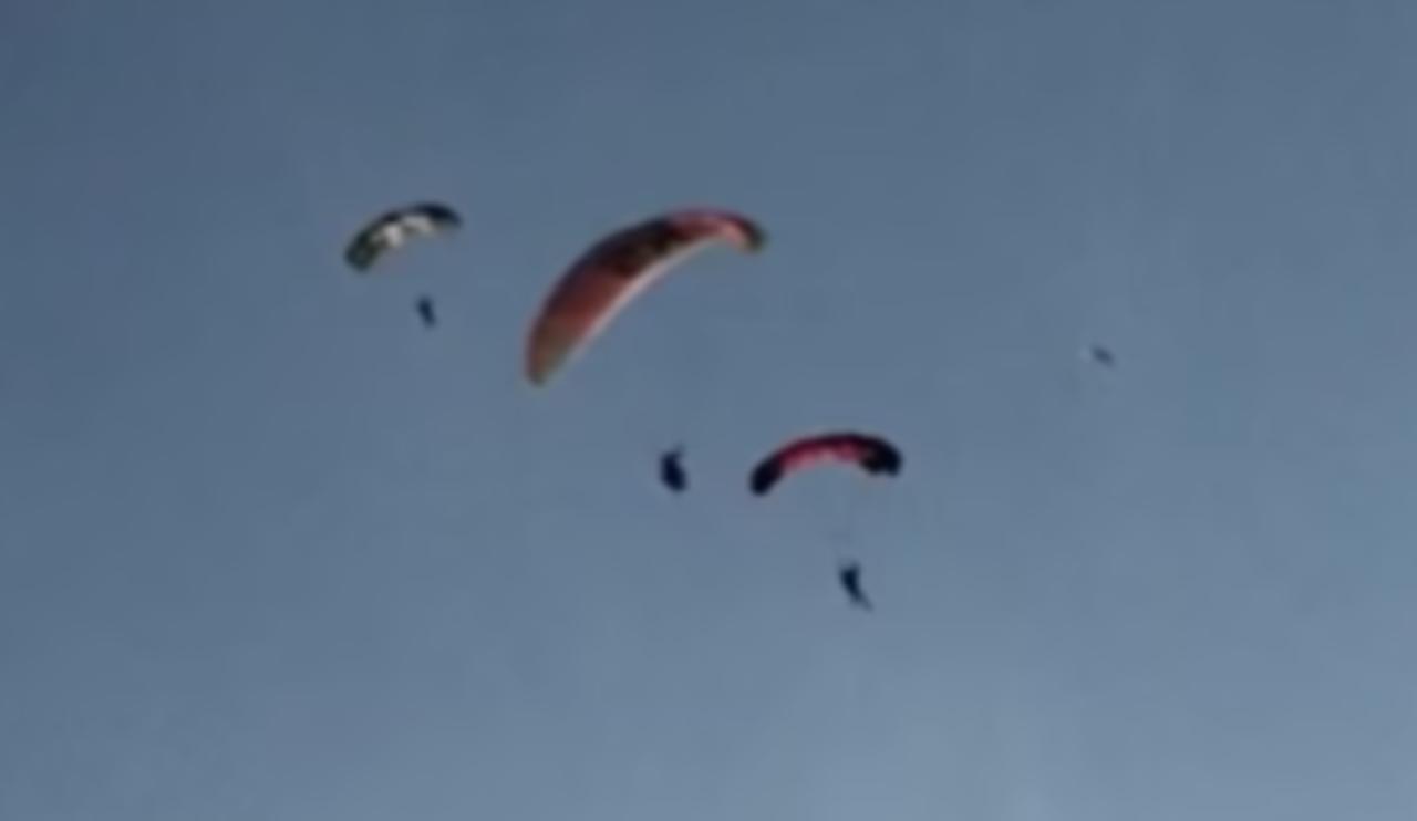 Se desconoce el estado de salud de los paracaidistas (CAPTURA)