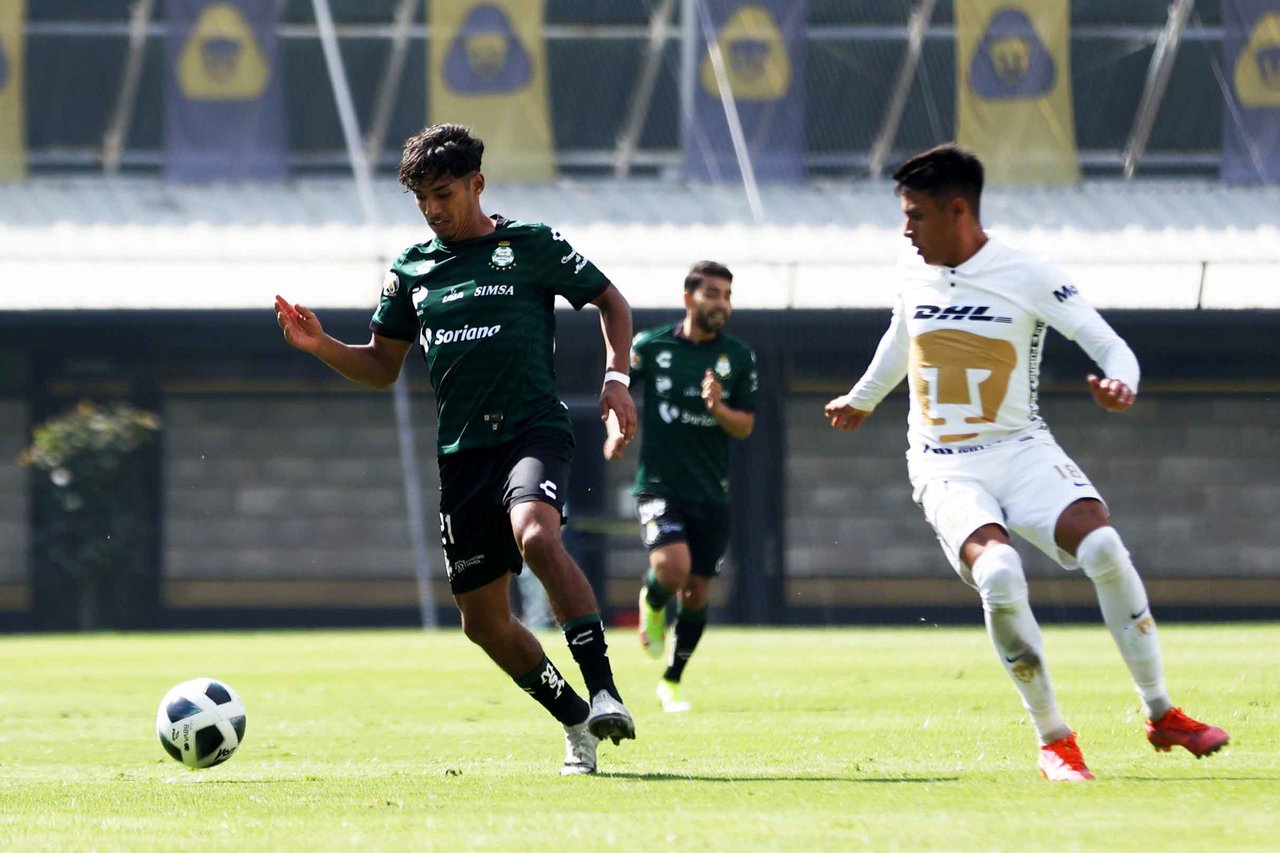 Pumas le corta la racha positiva a Santos Laguna Sub-20
