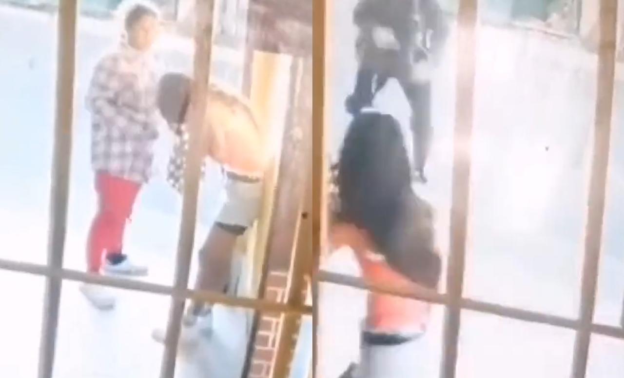 A través de redes sociales se difundieron las imágenes que muestran a dos adolescentes intentando escapar de sicarios que terminan disparándoles (CAPTURA) 