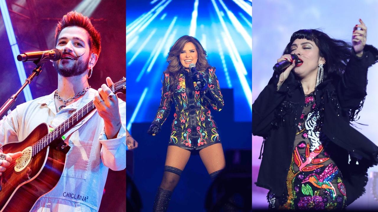 Camilo, Gloria Trevi y Mon Laferte lideran las nuevas incorporaciones de artistas que actuarán en la 22 edición de los Latin Grammy, que se celebrará el 18 de noviembre en Las Vegas.  (ESPECIAL) 
