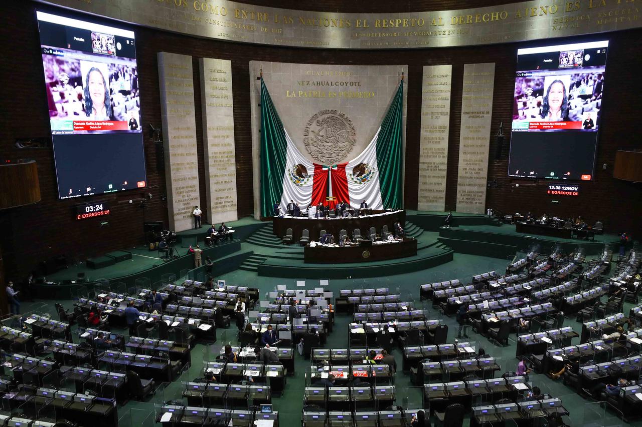 El pleno de la Cámara de Diputados inició el debate en lo particular del Presupuesto de Egreso de la Federación (PEF) 2022. (ARCHIVO) 
