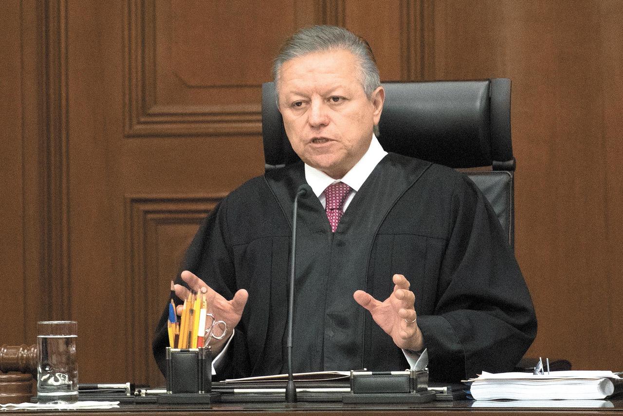 La Suprema Corte de Justicia de la Nación (SCJN) inició la discusión de la legalidad de la ampliación del mandato del ministro presidente, Arturo Zaldívar y del cargo de los consejeros de la Judicatura Federal. (ARCHIVO) 

