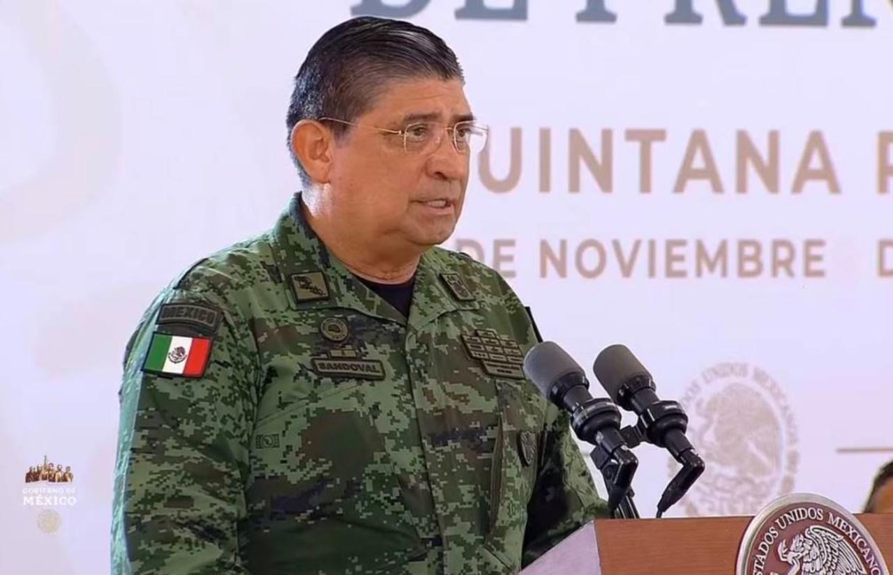 El general Luis Cresencio Sandoval, secretario de la Defensa Nacional. (ESPECIAL)