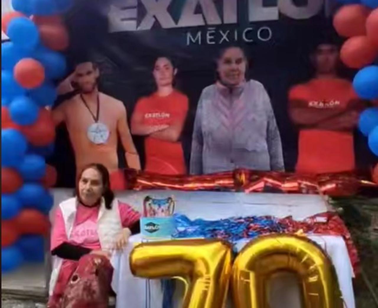 A través de TikTok se viralizó un video creado por una familia mexicana que decidió celebrar los 70 años de su abuelita con una fiesta temática de su programa favorito, Exatlón.
