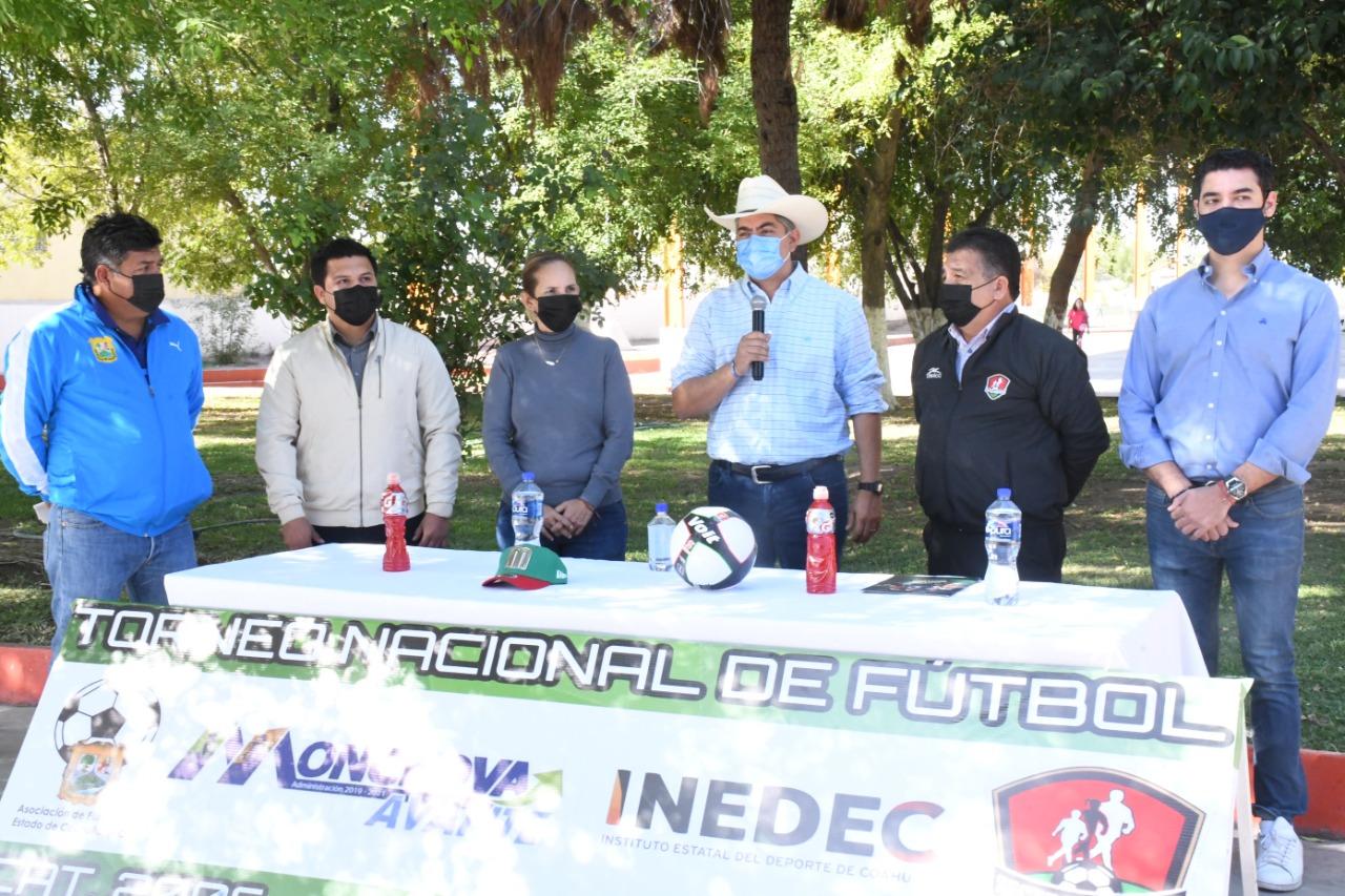 El alcalde Jesús Alfredo Paredes López informó en rueda de prensa que entre las entidades que participarán en este evento deportivo están Tamaulipas, nuevo León, Sonora, Zacatecas, Durango y Coahuila como estado anfitrión.