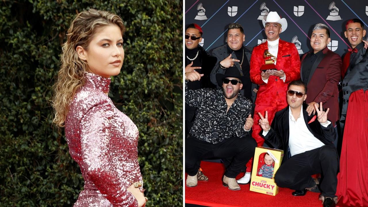 La cantante mexicana Sofía Reyes fue exhibida en redes sociales de presuntamente haber dicho a los integrantes de Grupo Firme 'nacos' durante la celebración de los Latin Grammy. 
