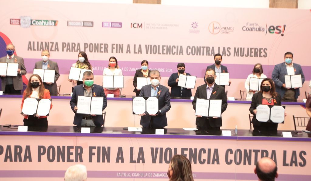 Se firmó la Alianza para poner fin a la violencia contra mujeres.