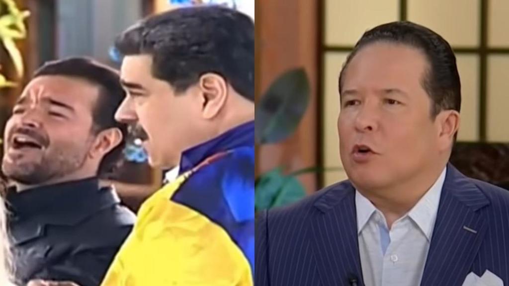 En programa . Gustavo Adolfo comentó que no estuvo bien que Pablo Montero le cantara a Nicolás Maduro.