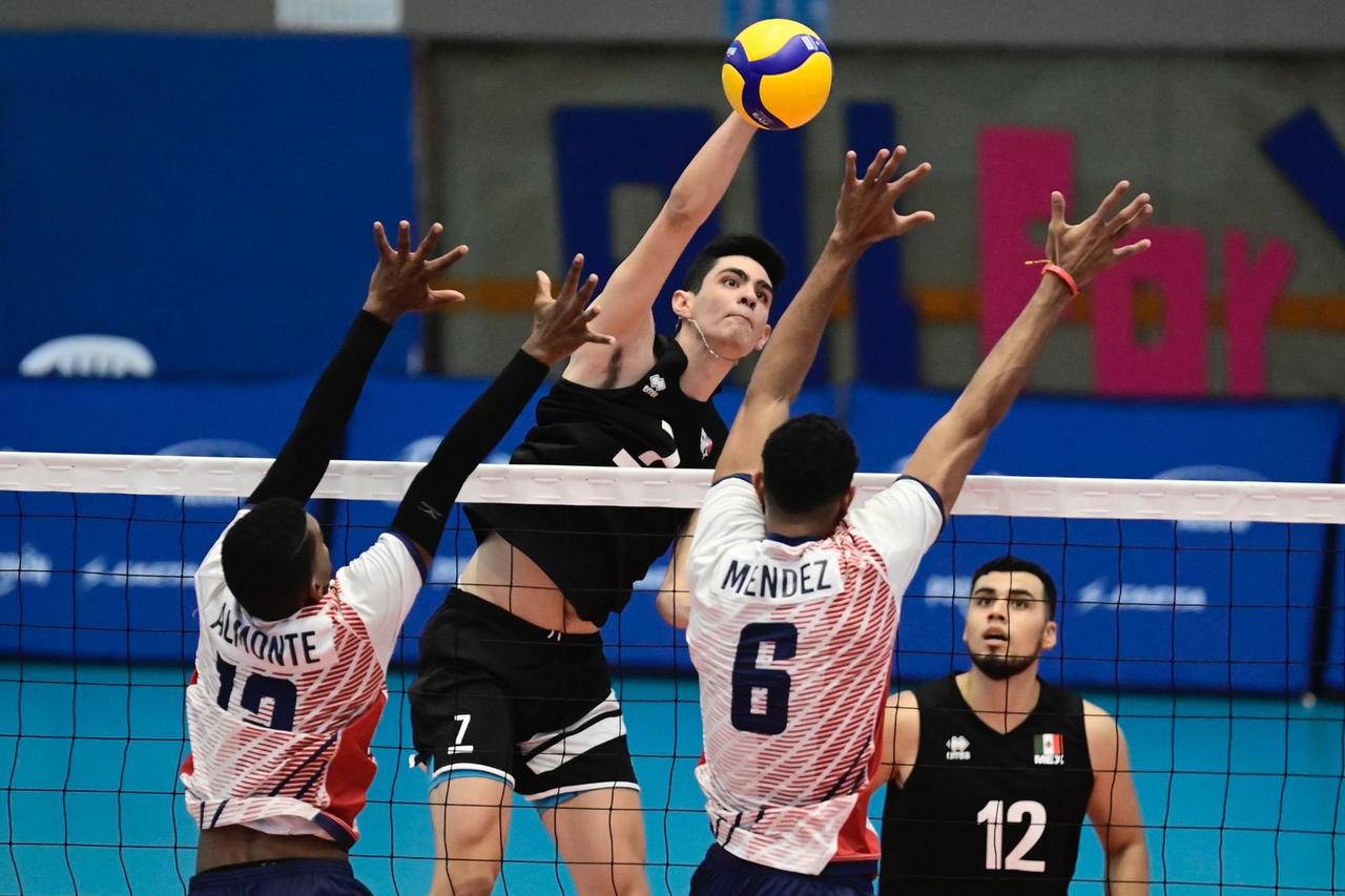 En un dramático partido, México se impuso a República Dominicana en cinco sets para asegurar un lugar en las semifinales del torneo de voleibol masculino de los Juegos Panamericanos Junior Cali Valle, que se realiza en el Coliseo Evangelista Mora.
