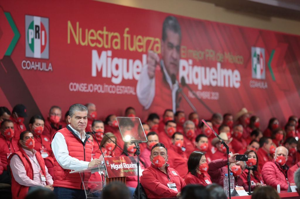 Riquelme expresó su confianza de que en 2023 Coahuila tendrá un gobierno emanado del PRI.