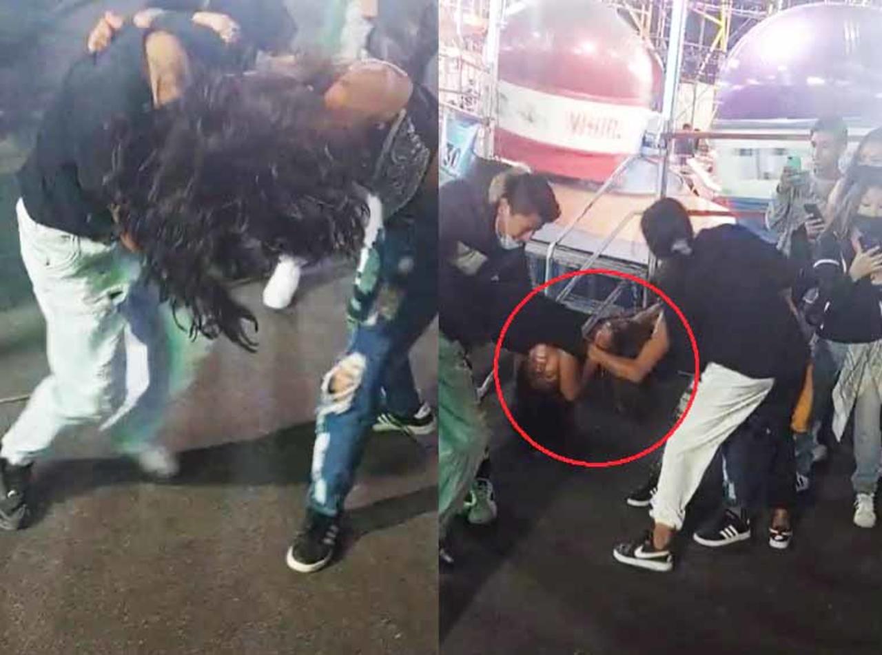 A través de redes sociales usuarios se dieron a la tarea de viralizar la pelea que dos mujeres protagonizaron en la Feria de Gómez Palacio (CAPTURA) 