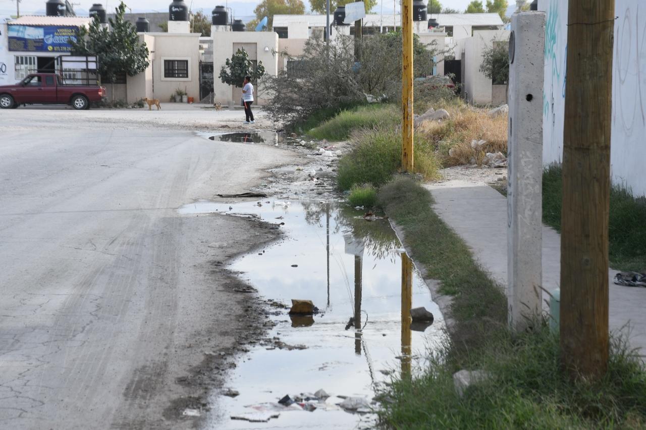 Se siguen extendiendo las fugas de agua potable y afectaciones en el pavimento. (FERNANDO COMPEÁN)
