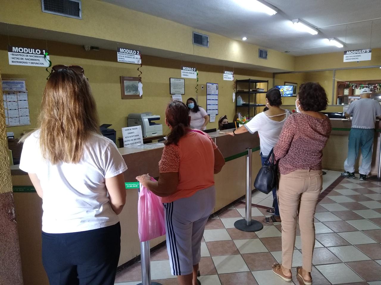 Registro Civil tuvo alta demanda en trámites. (ARCHIVO)