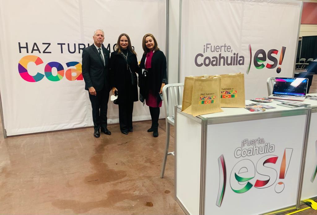 En la convención de turismo de El Paso se entregó la estafeta a Coahuila para organizar el evento en 2022. (EL SIGLO DE TORREÓN / Mary Vázquez)
