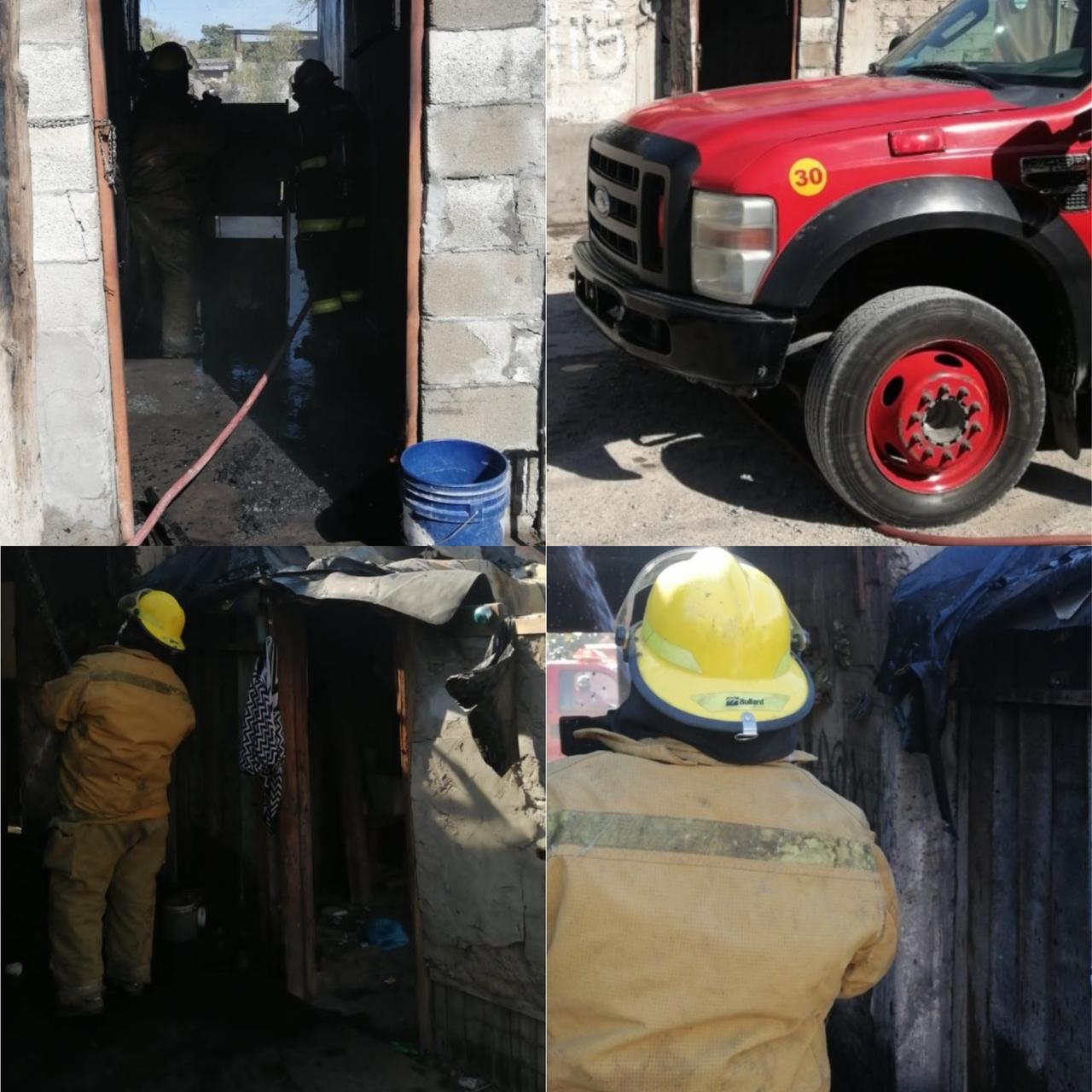La tarde de este martes se registró un incendio en una casa de la colonia Lázaro Cárdenas de Torreón. 