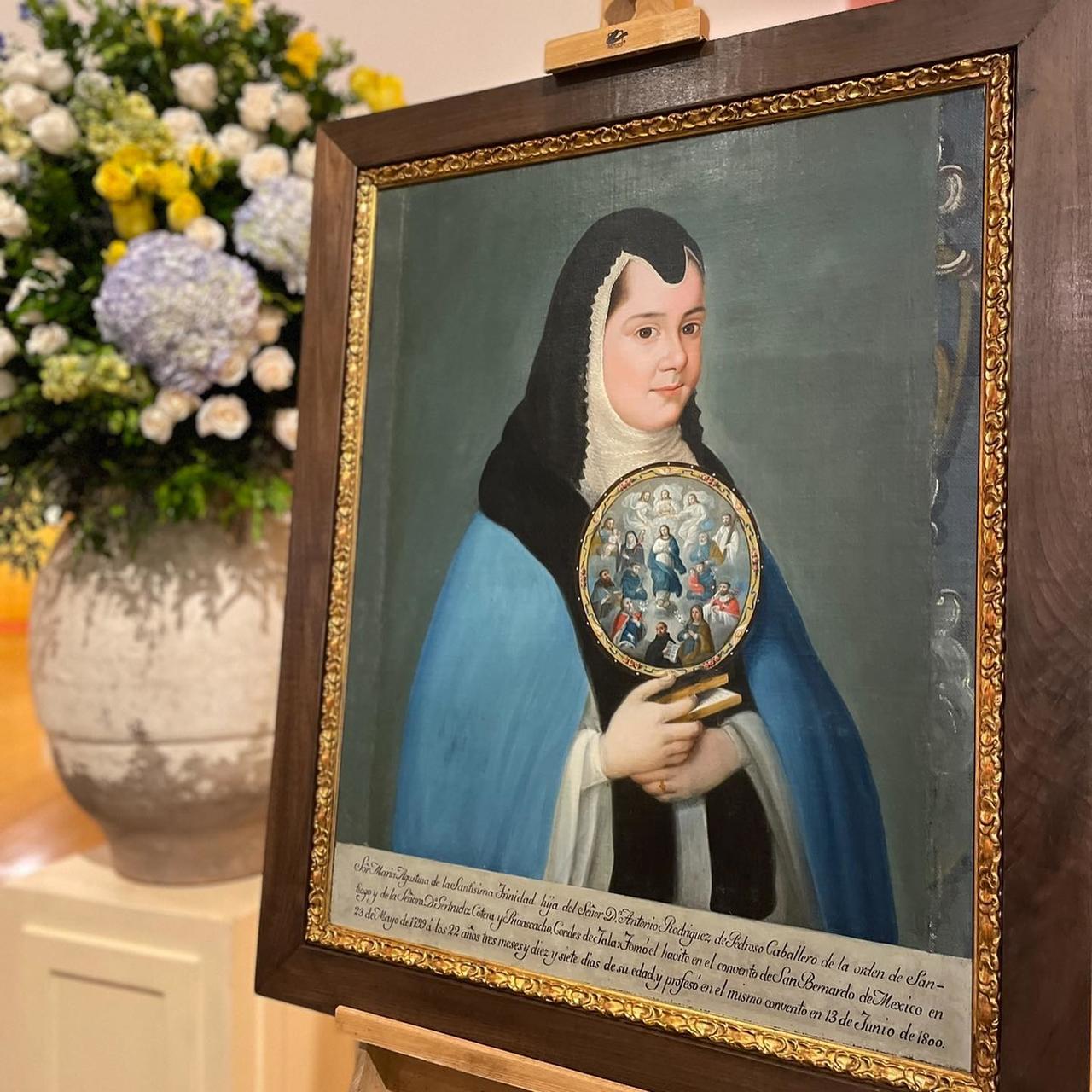 Se trata de un retrato de una monja de la Orden de la Inmaculada Concepción. (SAÚL RODRÍGUEZ)