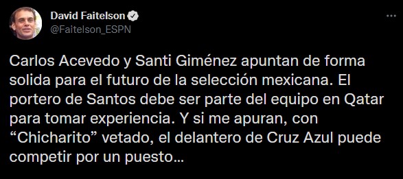 Carlos Acevedo desata reacciones de los especialistas deportivos tras el México Vs. Chile