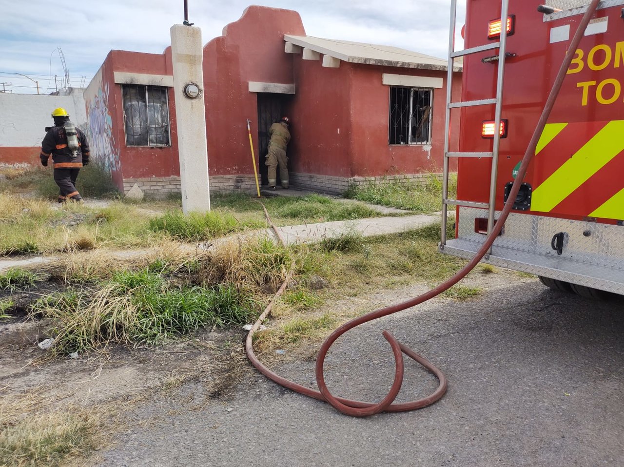 Incendio en Ciudad Nazas moviliza a los Bomberos de Torreón