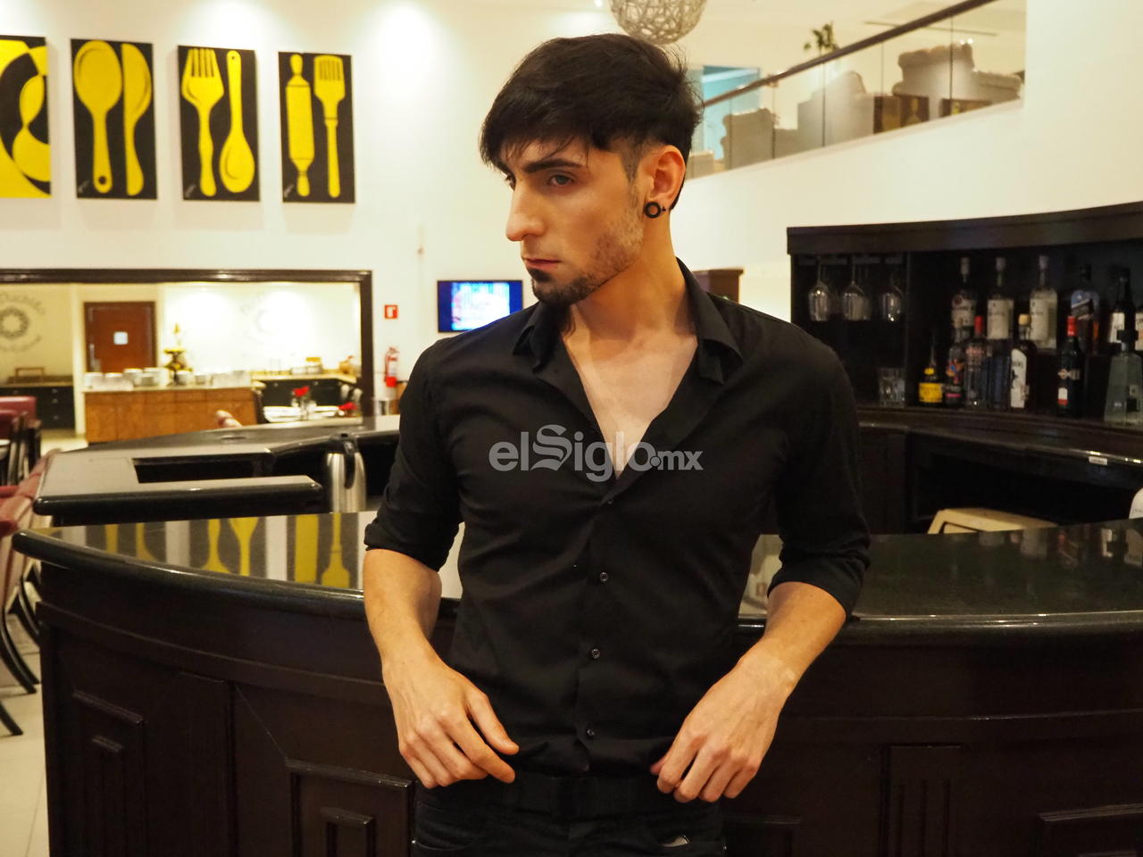 El cosplayer uruguayo Andrés Maurer, se siente 'feliz' de estar nuevamente en la región para convivir con los asistentes al evento de anime que se realiza este fin de semana (VERÓNICA RIVERA) 