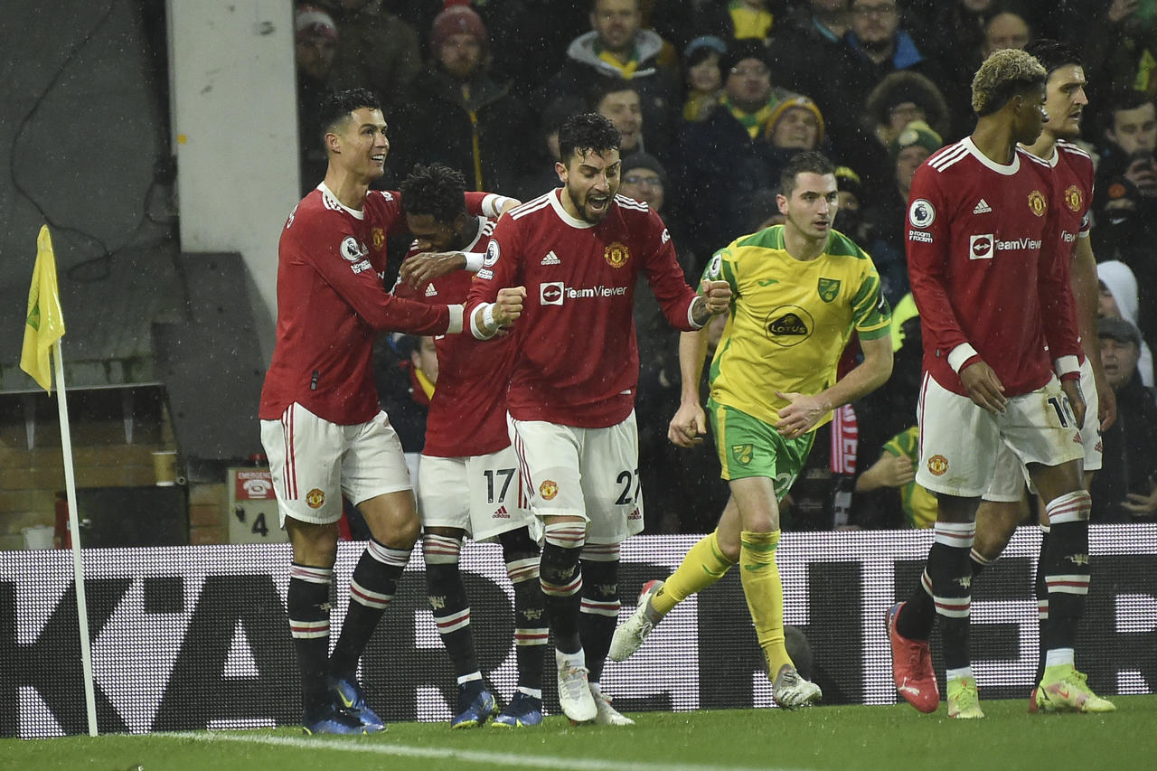 Un penalti transformado por Cristiano Ronaldo dio el triunfo en Carrow Road ante el colista, el Norwich, al Manchester United (0-1), que prolongó su buena racha desde que llegó al banquillo Ralf Rangnick.
