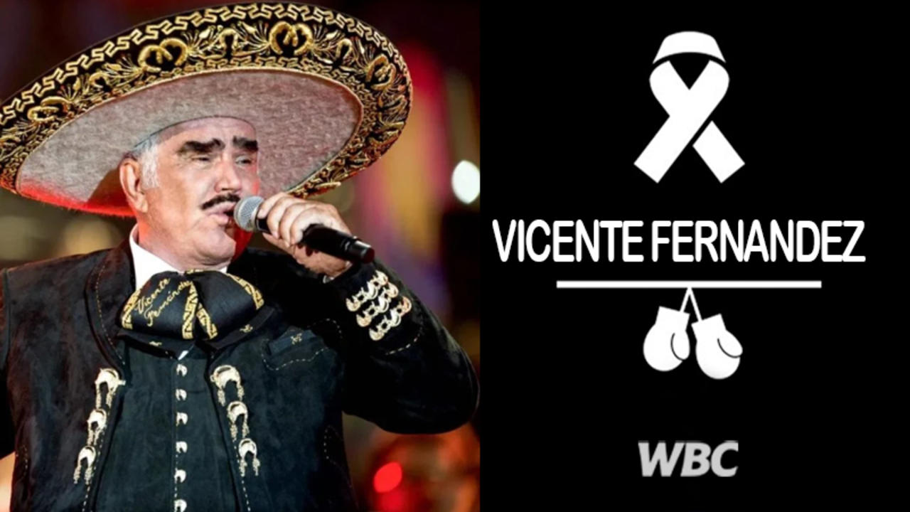 El ídolo de la música regional mexicana Vicente Fernández, falleció a los 81 años. Se le recordará, por ser un fiel seguidor del boxeo, ya que tuvo una estrecha amistad con el gran campeón Julio César Chávez.