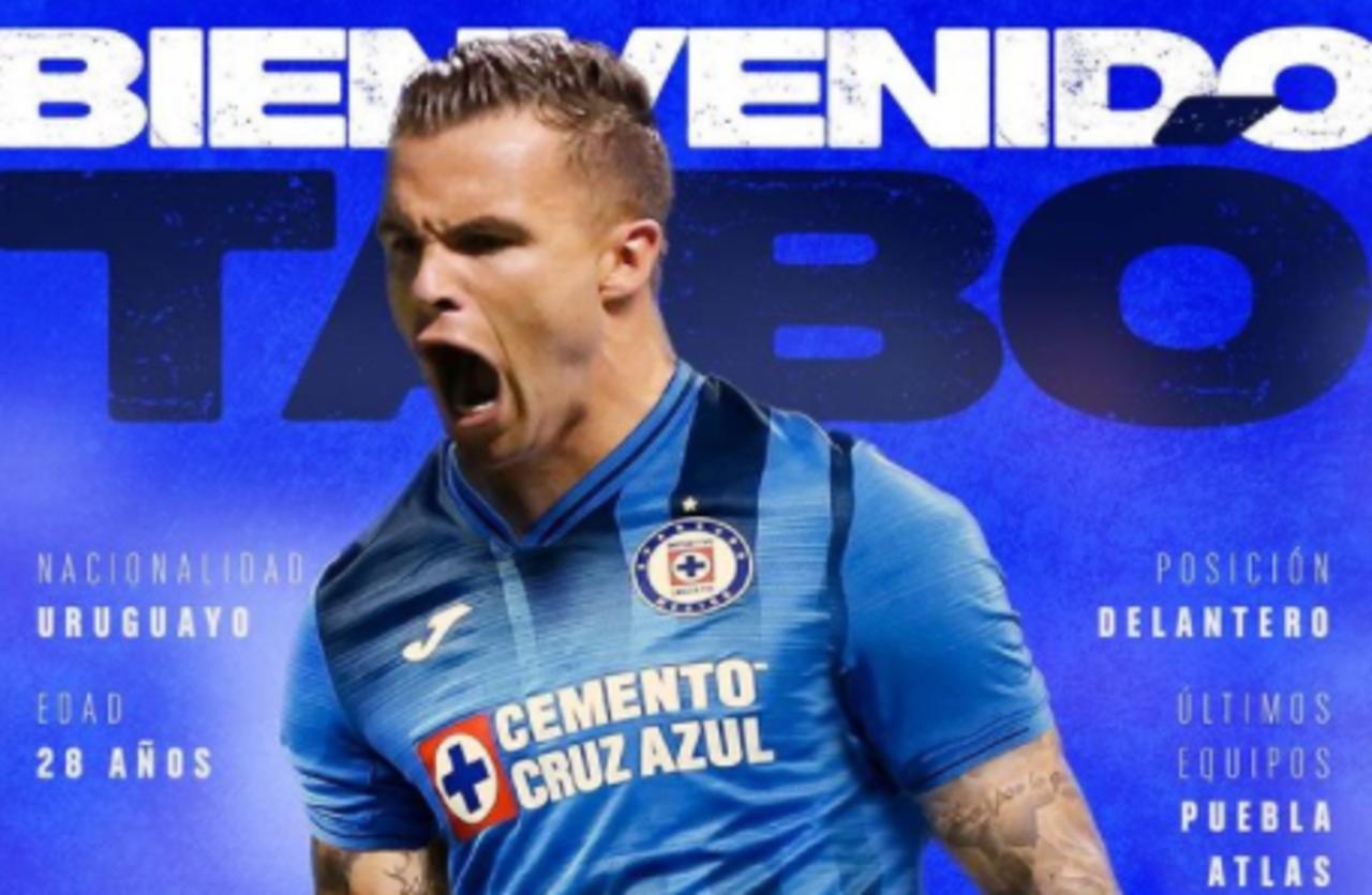 Como adelantábamos el día de ayer, se había estado hablando sobre la posible llegada de Christian Tabó al Cruz Azul como refuerzo para el Clausura 2022, noticia que finalmente fue confirmada el día de hoy. (CORTESÍA) 
