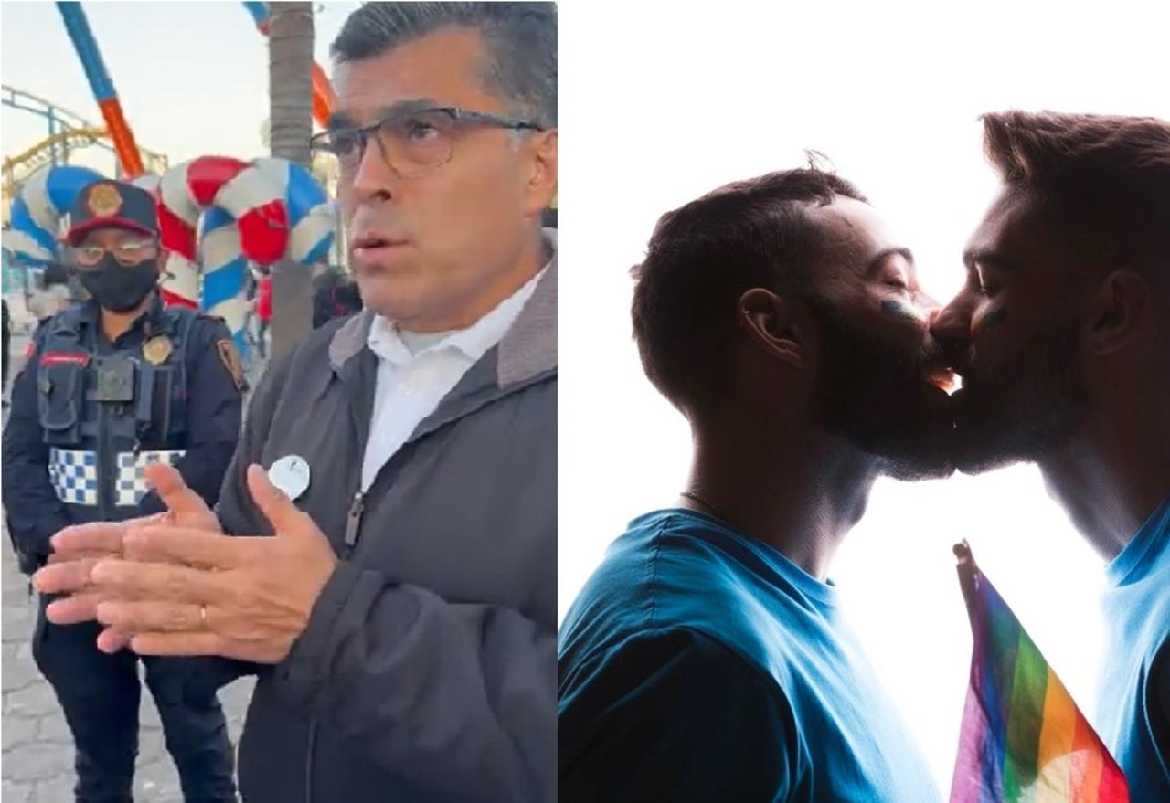 Tras la polémica generada contra Six Flags por supuesta discriminación contra una pareja gay, en redes convocaron a un 'besotón' a modo de protesta (ESPECIAL) 