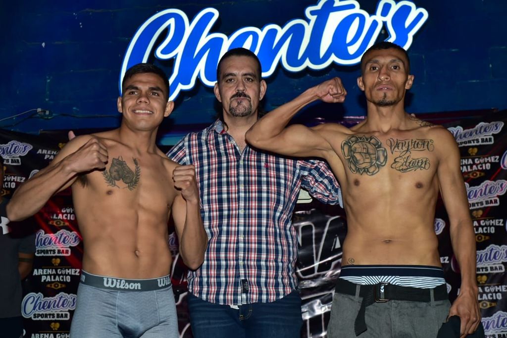 Jorge 'Pastelero' Monreal y Daniel 'El Soldado' Tovar protagonizarán el evento principal de la función de box con la que Gómez Palacio recibe al 2022 (ESPECIAL) 