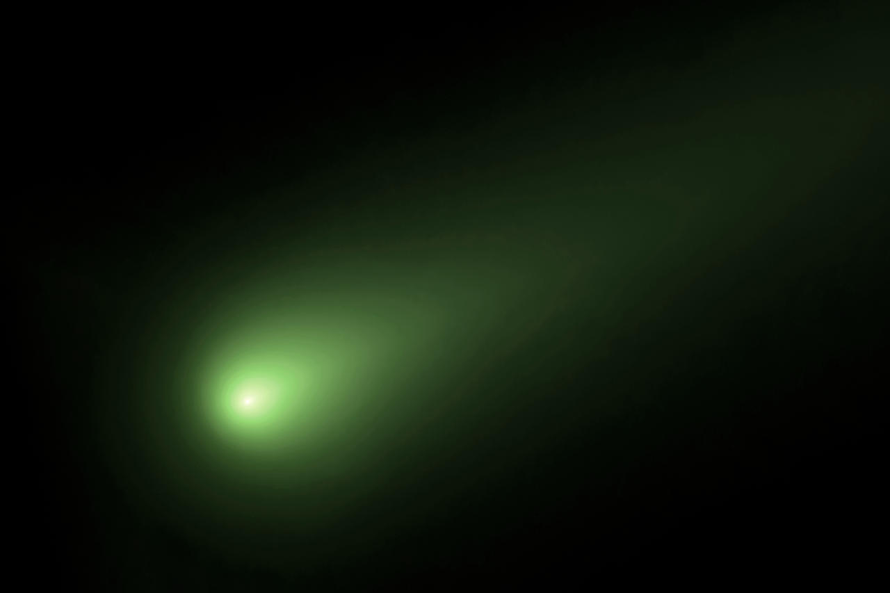 Las cabezas de los cometas pueden ser verdes